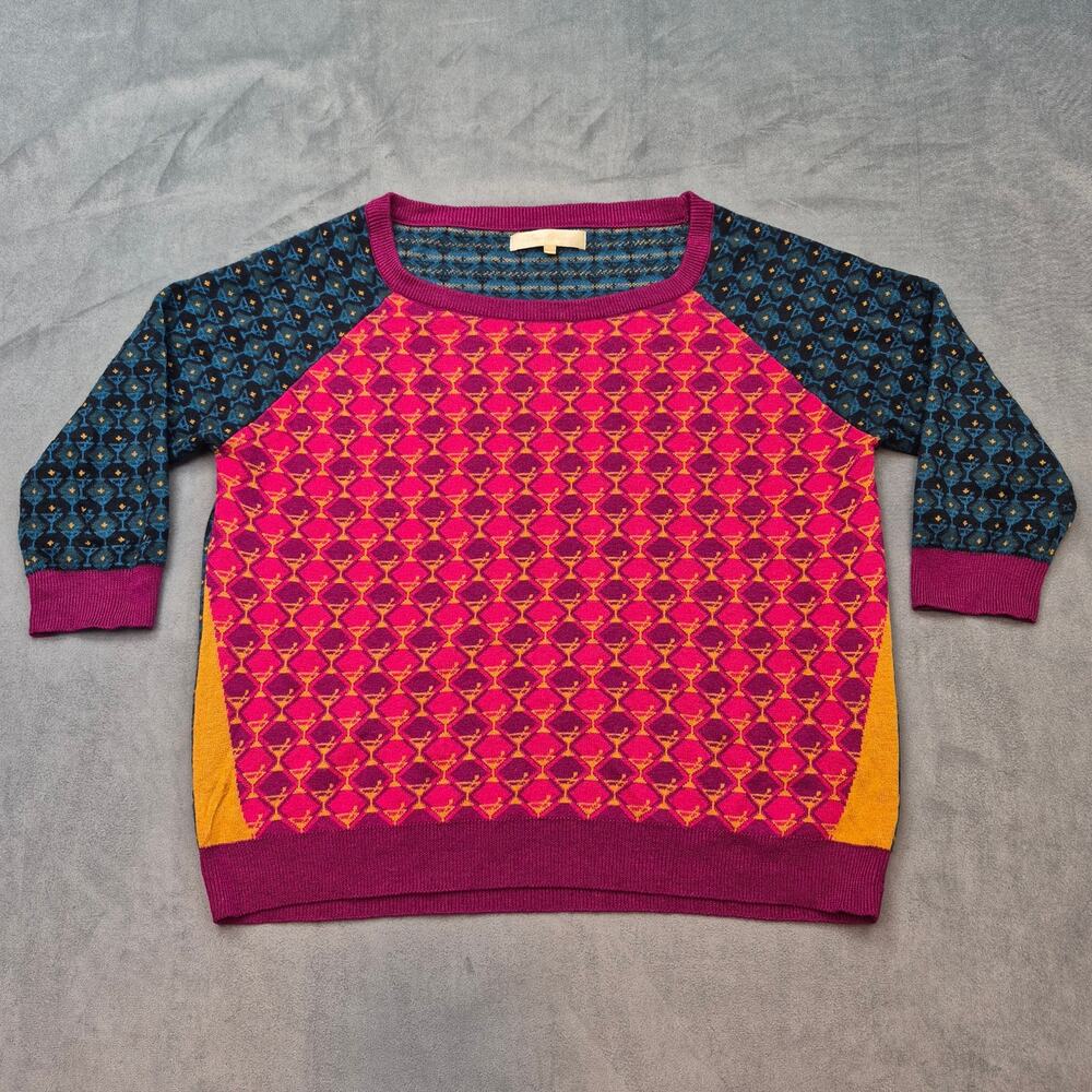 Moods Of Norway Colorful Martini Wool Cashmere Sweater Women’s M